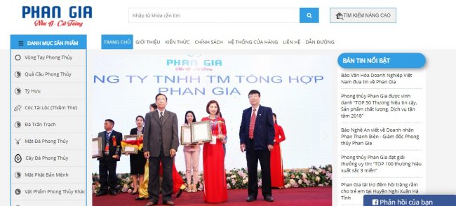 Cửa hàng bán trang sức phong thủy Phan Gia