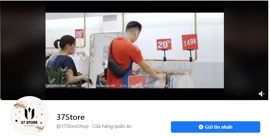 Shop quần áo nam 37Store 