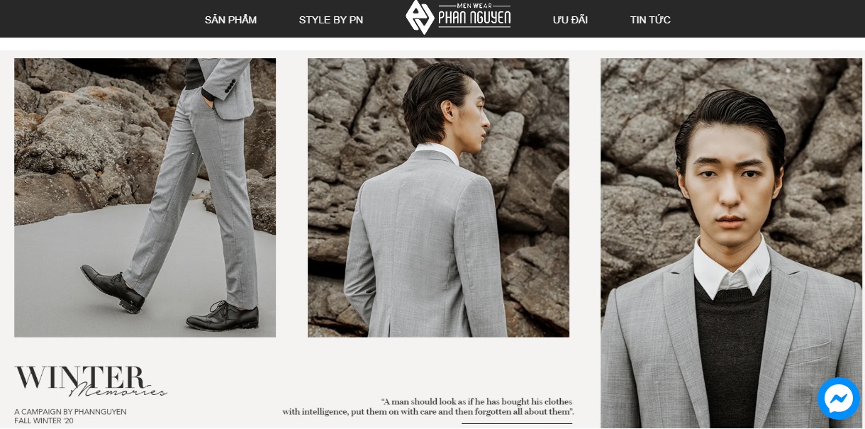 Shop quần áo nam Phan Nguyễn 