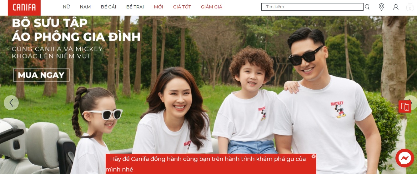 Shop quần áo nữ Canifa