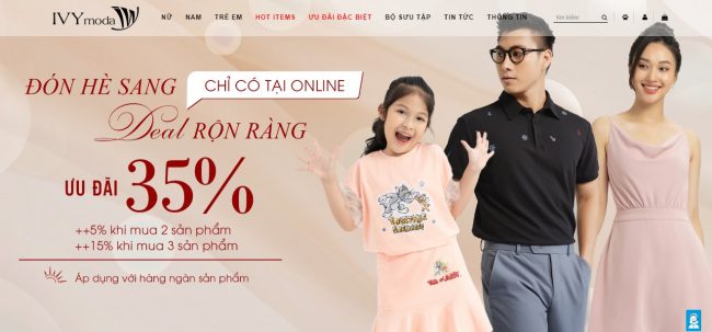 Shop quần áo nữ IVY Moda