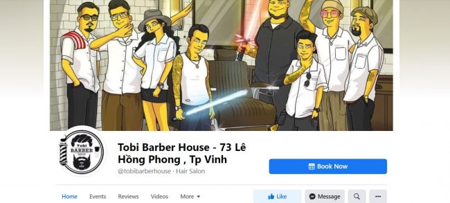 Top 9 tiệm cắt tóc nam đẹp tại TP.Vinh - Nghệ An 13 Tobi Barber House