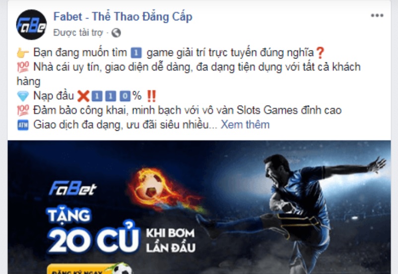 quảng cáo facebook