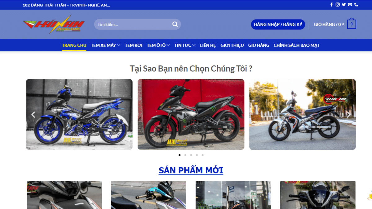Cửa hàng đồ chơi ô tô Hải Nam Decal
