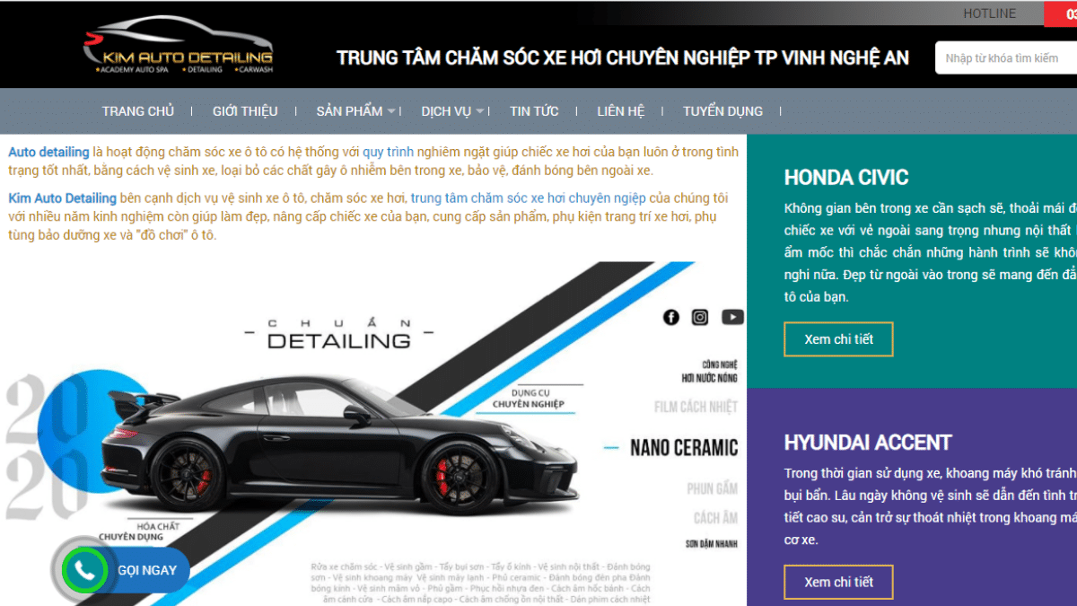 Công ty phụ kiện đồ chơi ô tô Hoàng Kim Auto Detailing