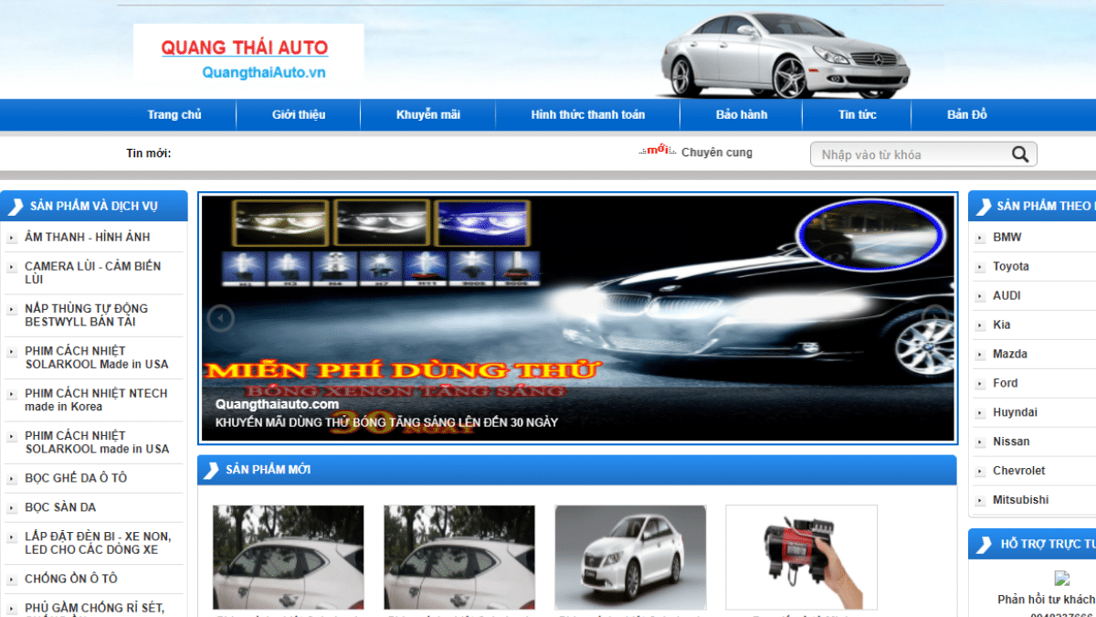 Cửa hàng đồ chơi ô tô Quang Thái Auto