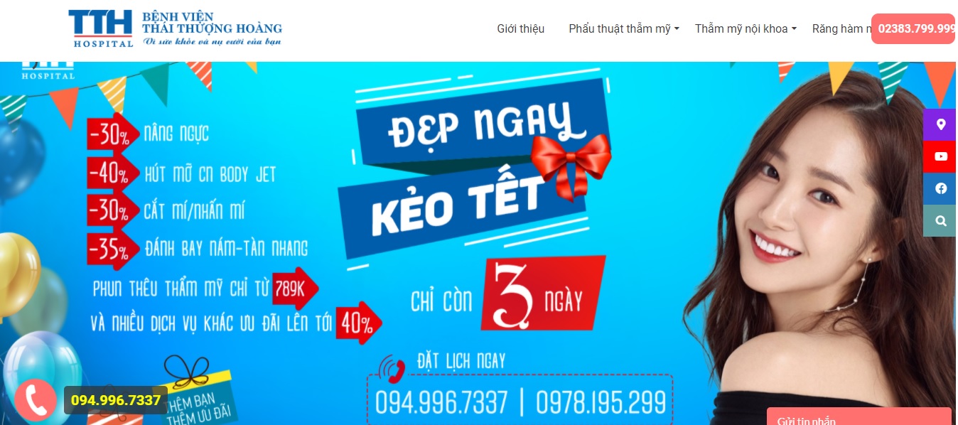 Thẩm mỹ viện Thái Thượng Hoàng