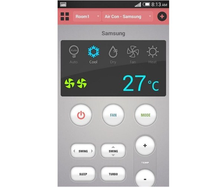Ứng dụng ASmart Remote IR