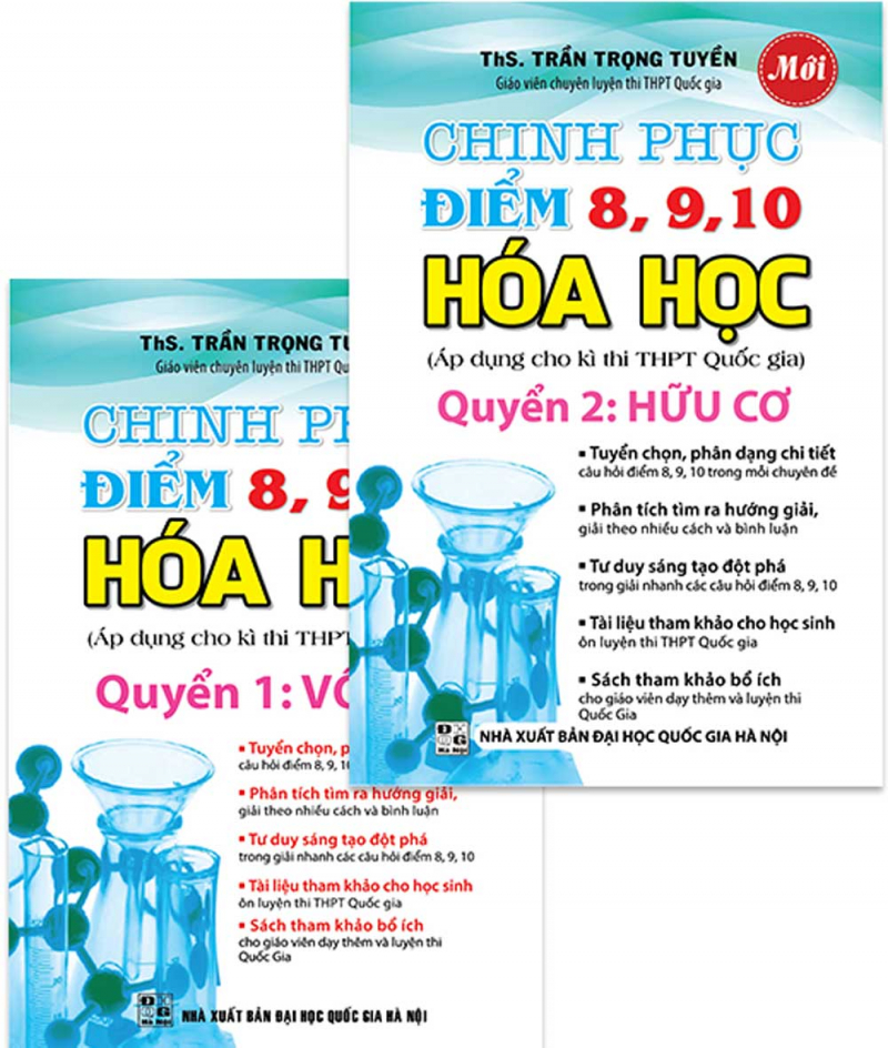 COMBO ÔN TẬP ĐIỂM 8, 9, 10 MÔN HÓA HỌC