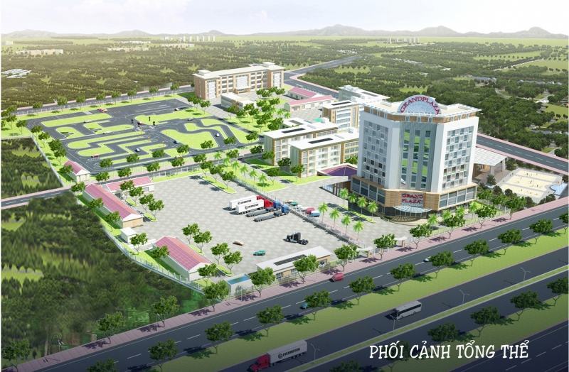 Phối cảnh tổng thể của Công ty Cổ phần Đầu tư và Phát triển Miền Trung