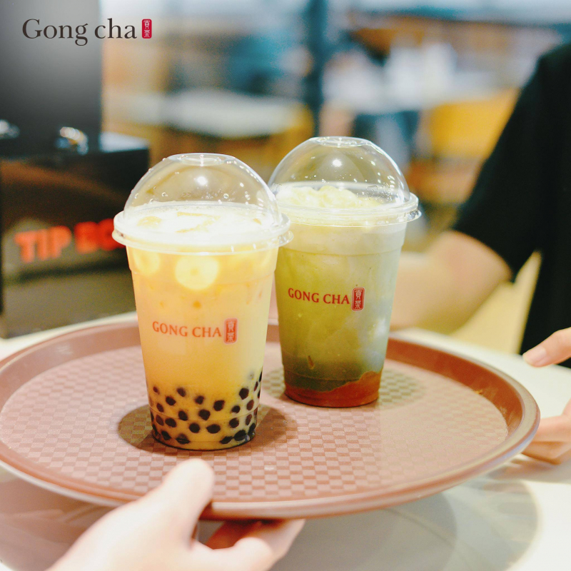 Trà sữa Gong Cha bọt sữa thơm ngon