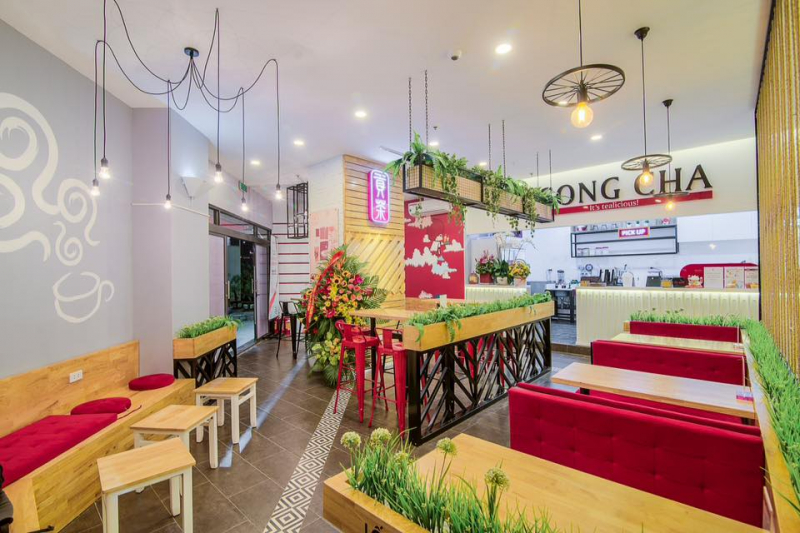 Không gian Gong Cha chi nhánh Hồ Tùng Mậu